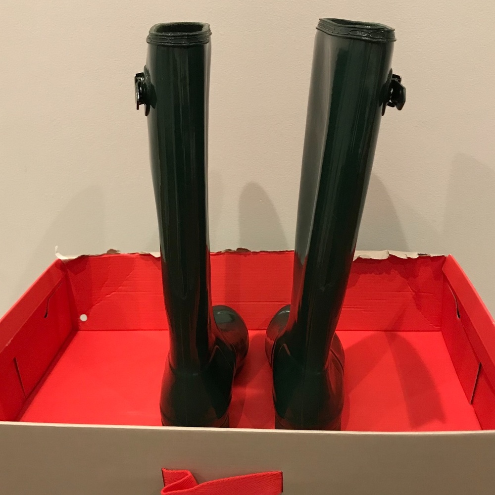 Hunter Gloss Rain Boots - Brand New - Picture 4 of 8